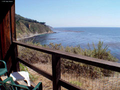 Big Sur Coast view from dormitory room