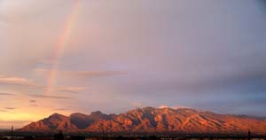 Catalina Mountains at Sunset, Tucson, Arizona, USA