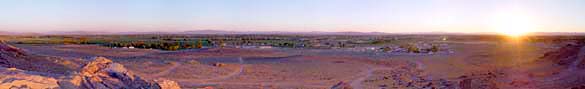 Panoramic photo from Rattlesnake Hill, Fallon, Nevada, USA